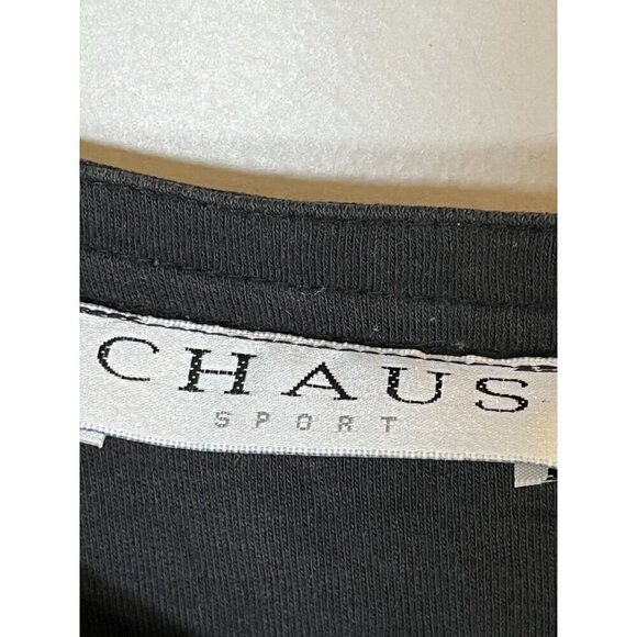 Chaus Jacket L Black Halloween Casual Festive Holiday Granny Preppy Embroidered - Picture 2 of 12